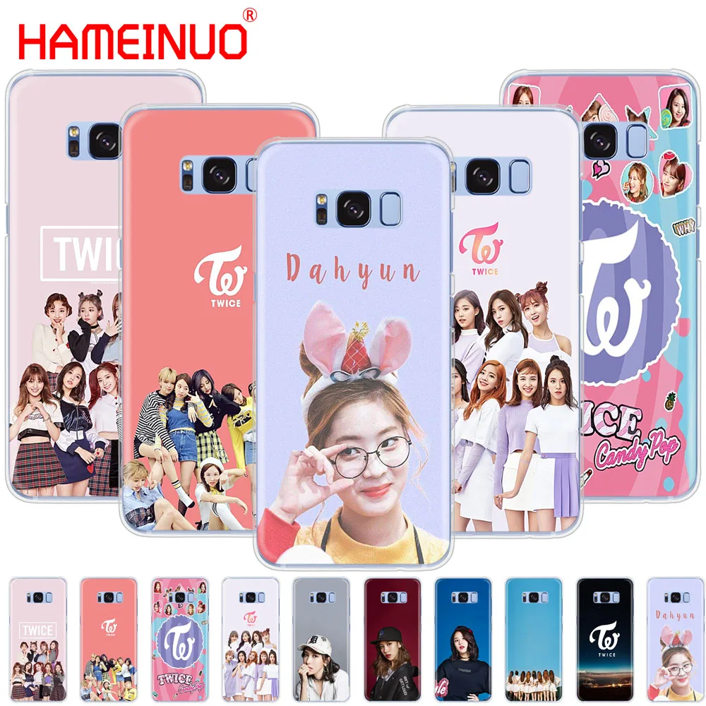 

HAMEINUO TWICE Kpop cell phone case cover for Samsung Galaxy S9 S7 edge PLUS S8 S6 S5 S4 S3 MINI