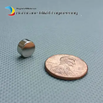 

200 pcs NdFeB Magnet Disc Dia 8x4 mm 0.31" Diametrically Magnetized Strong Magnet Neodymium Permanent Rare Earth Magnets