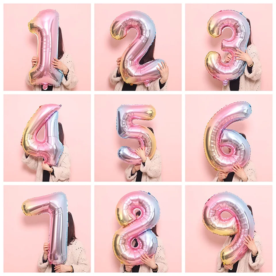 32inch number balloons