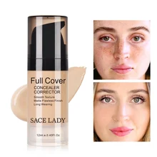 2019 Natural Face Concealer Cream Full Cover Makeup Facial Corrector Waterproof Base Make Up for Eye Dark Circles Cosmetic