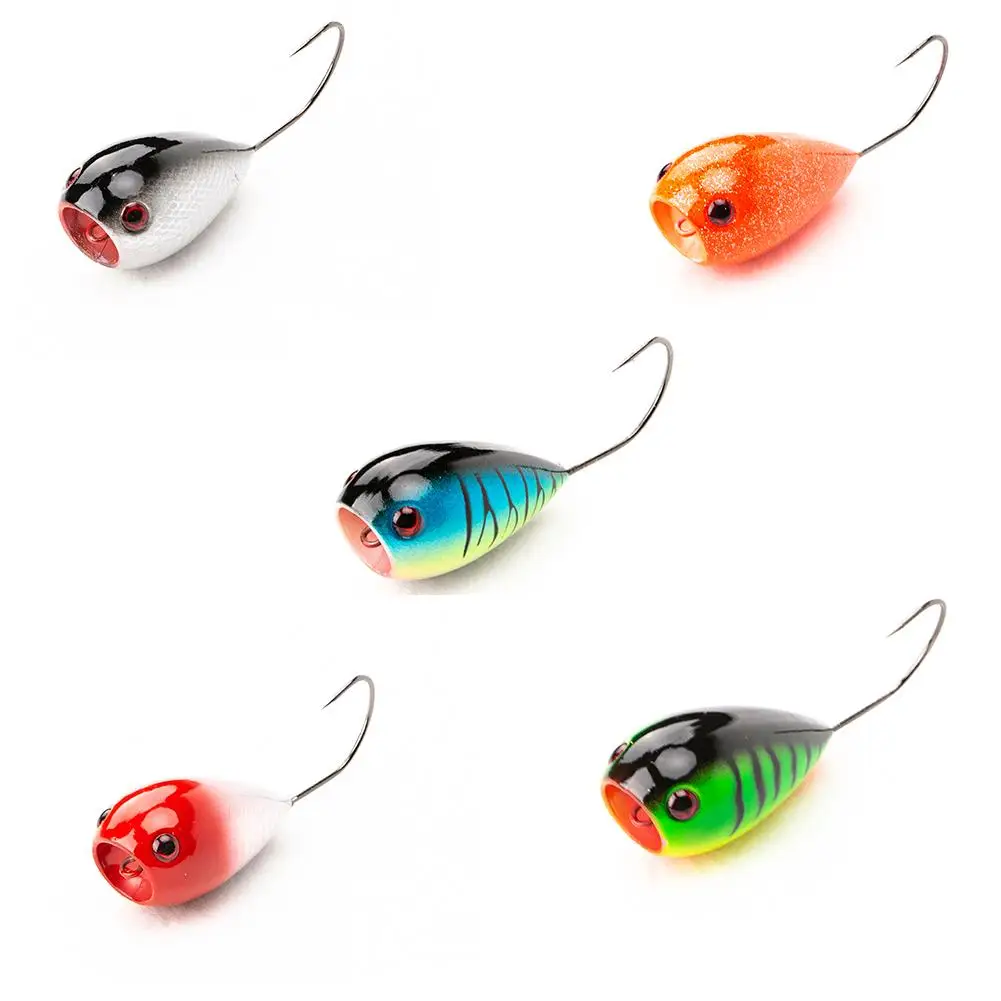 Outdoor Laker Popper Fishing Artficial Lure Crank Bait Swim Wobblers