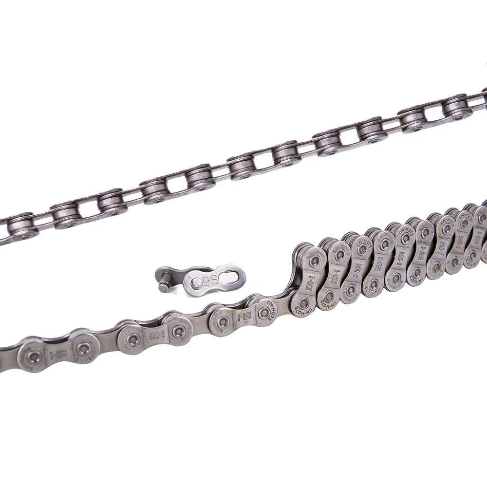 Discount ZTTO MTB Road Bicycle Galvanized 9s 18s 27s 9Speed Chain for Mountain Bike with Master Missing Link Bicycle Parts 0