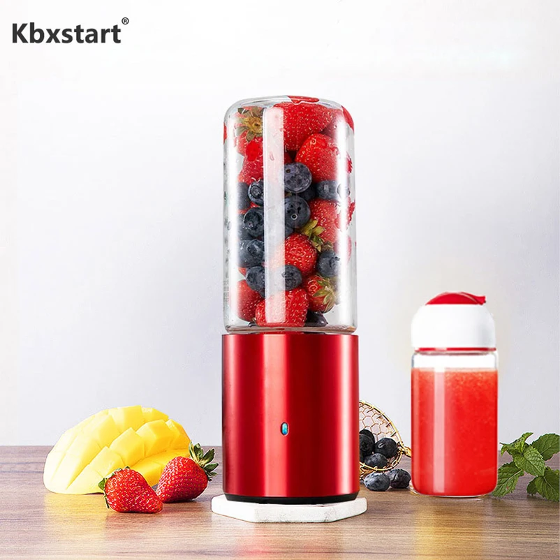 Мини Aurora Материал фрукты соковыжималка машина 7 4 V Smoothie блендер Портативный USB