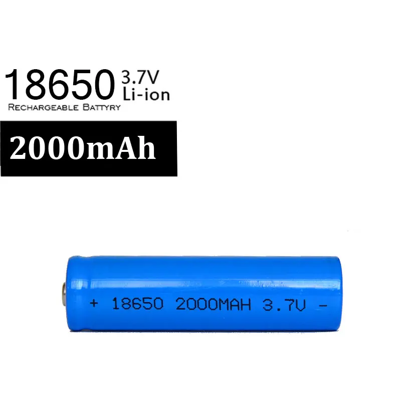 Бренд 4 шт./лот 18650 2000mAh батарея 3,7 v литий-ионный аккумулятор Lion Batery для Светодиодный фонарь фонарик