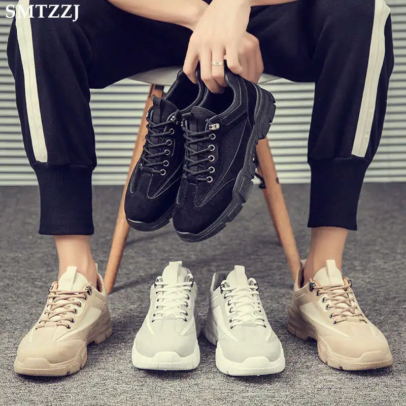 

Brand 2019 Beige Black Breathable Comfortable Mesh Men Shoes Casual Lightweight Walking Male Sneakers Tenis Feminino Footwear
