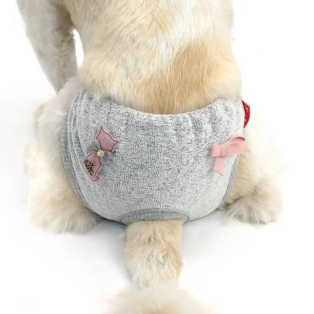 Поводок для собаки гигиенические подгузники пеленки моющиеся женские шорты для собак трусики менструации нижнее белье трусы комбинезон