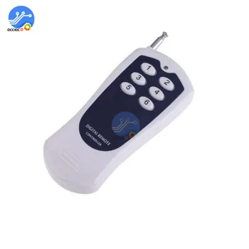 

DC 12V 6 Channel Wireless Digital Remote Controller 315MHz 30mA 1000m RF Control Transmitter for Smart Intelligent Home