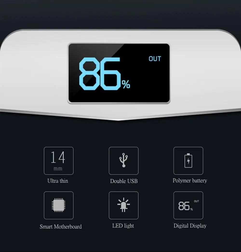 Для XIAOMI power bank 20000 мАч портативный Bank Внешний аккумулятор двойные порты зарядное