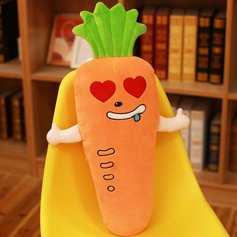Miaoowa 1pc 45cm Cretive Simulation Plush Toy Stuffed Carrot Stuffed With Down Cotton Super Soft Pillow Creative Gift For Girls