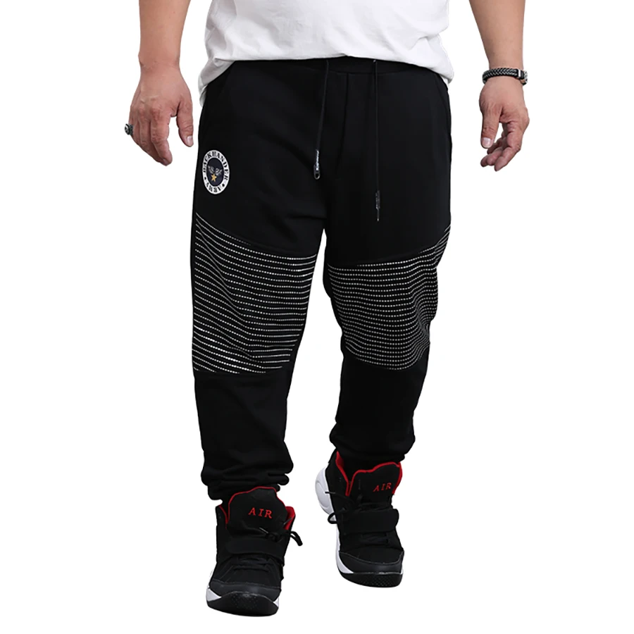 Штаны для пробежек в повседневном стиле для мужчин s плиссированные шаровары панк хип хоп Брюки тренировочные Мужчины Уличная стрейч