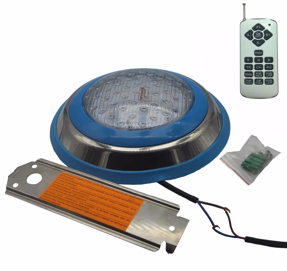 

Waterproof LED Swimming Pool Lighting 12V AC Pool Headlights IP 68 Underwater Light RGB Synchronous 18W 36W 45W 54W