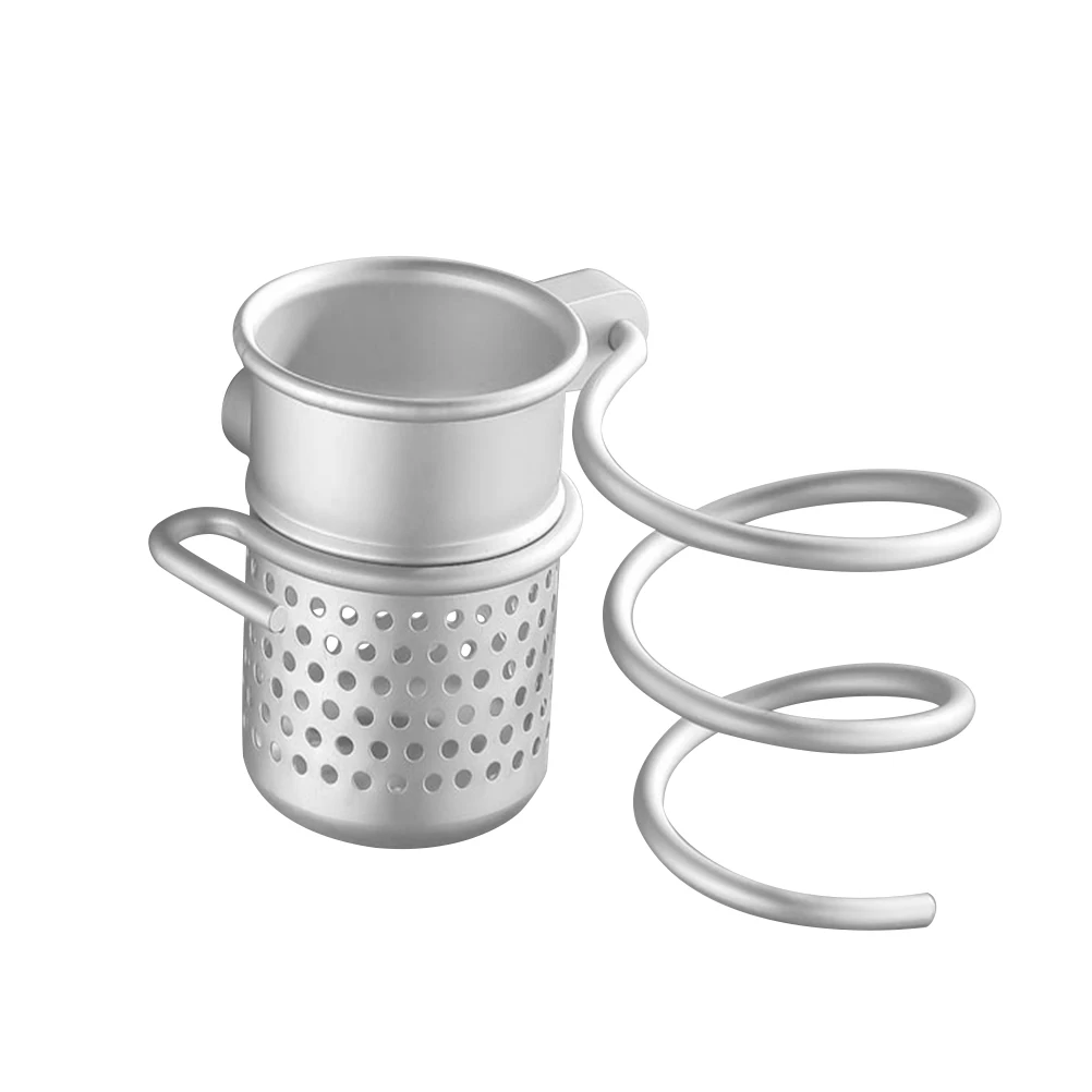 Soporte para secador de pelo de aluminio montado en la pared soporte para secador de pelo organizador de plancha soporte para pared
