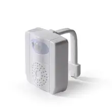 New Arrival ABS+PC+silicone 16-Color Toilet LED Light Disinfection Aroma Hanging Lights Bathroom Infrared Sensor Lamp