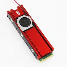 M.2 NVMe SSD Dual Thermal Heat Sink Radiator Hard Disk Cooling Fin with Fan 2019NEW цена M.2 NVMe SSD Dual Thermal Heat Sink Radiator Hard Disk Cooling Fin with Fan 2019NEW цены онлайн