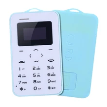 AEKU C6 Cartoon kid girl vibration bluetooth 2.0 small size mini ultrathin credit card mobile phone P099
