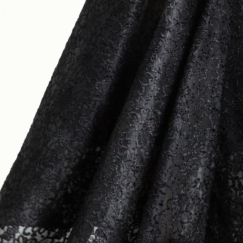 AYUNSUE 2020 винтажное черное кружевное женское осенне зимнее платье vestidos Платье