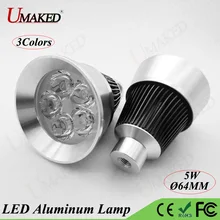 10 шт., 5 Вт, диаметр 64x77 мм, светодиодный алюминиевые светильники, базовый корпус, комплект, мягкий шланговый светильник/лампа/зеркало, передняя лампа, настольные лампы