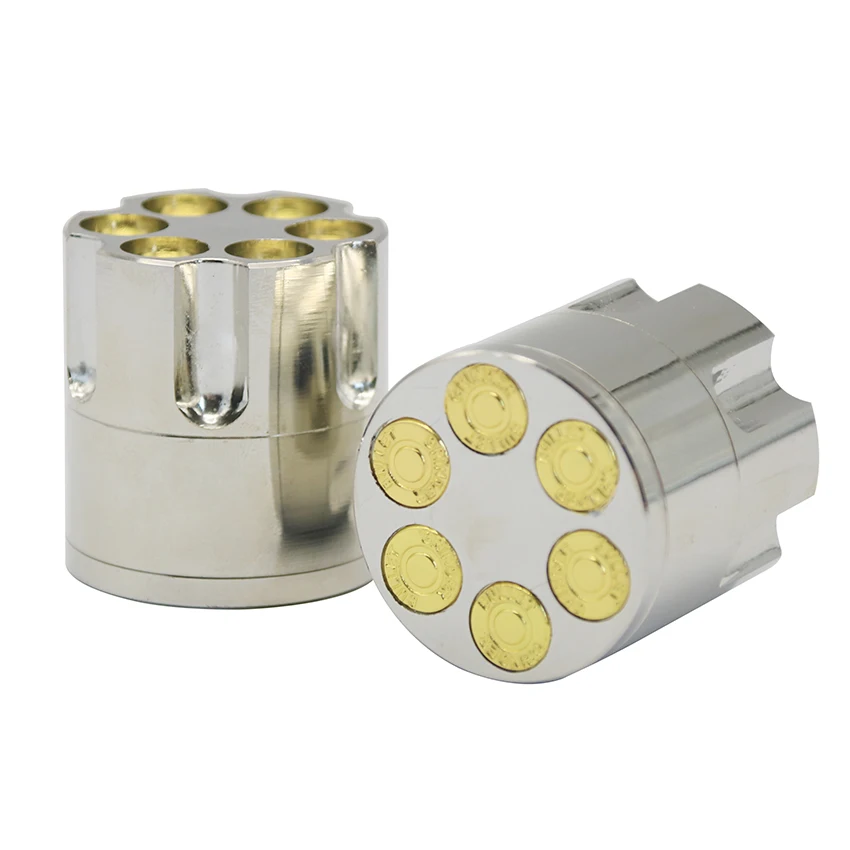 Креативный Bullet Syle маленький 42 мм 3 слоя металла измельчитель курительной травы