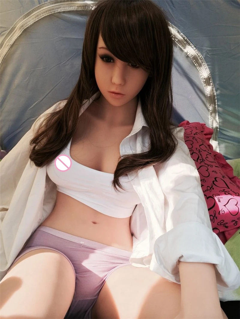  165cm Realistic big chested Japanese Silicone Sex Dolls Full Body Sex Dolls Oral Anal Vagina Real P