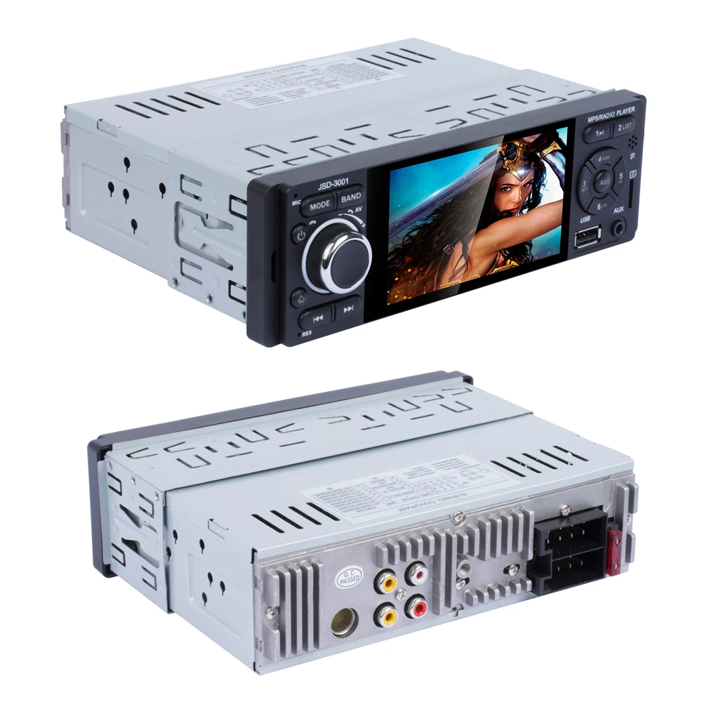 JSD-3001 музыкальный видео плеер 4,1 ''1080 P сенсорный экран MP3 MP4 MP5 4*50 Вт Bluetooth FM радио приемник 3001 Поддержка камеры