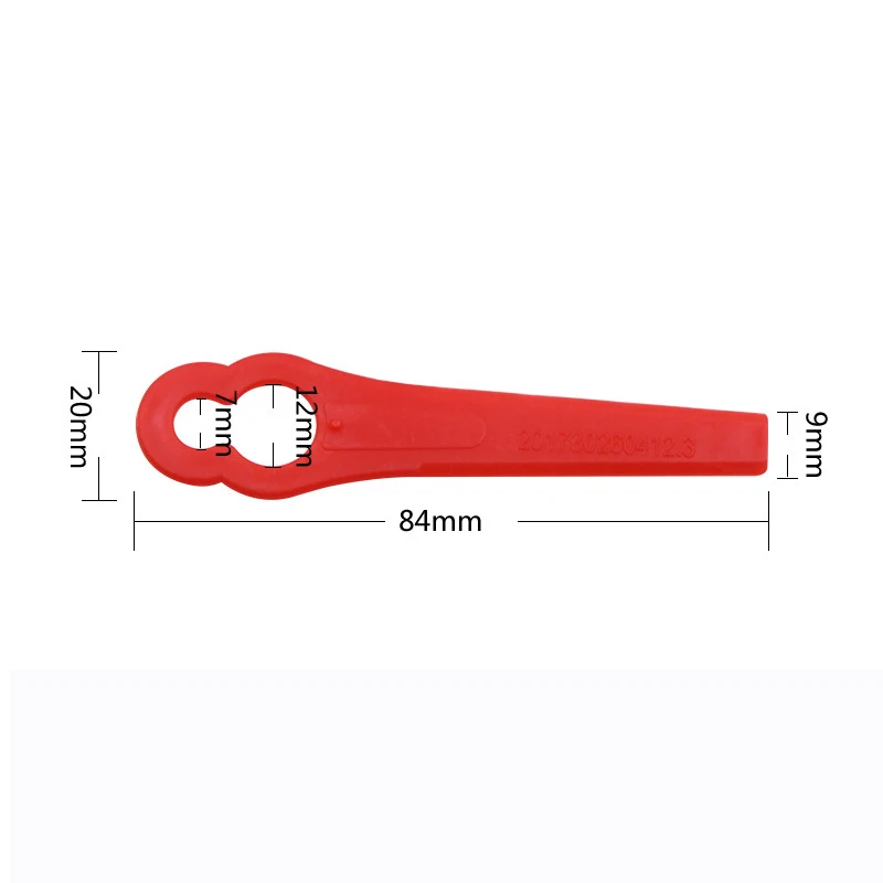 20 шт. пластиковая косилка садовая газонокосилка ломтик ключ Тыква лезвия для косилки садовый инструмент