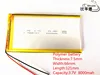 3,7 V,8000mAH,7566121 PLIB; Batería de iones de litio/Li-ion de polímero para GPS,mp3,mp4,mp5,dvd,bluetooth, modelo de juguete móvil bluetooth ► Foto 2/2