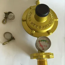 1 вход 1 выход сжиженный LGP газовый манометр регулятор давления желтый