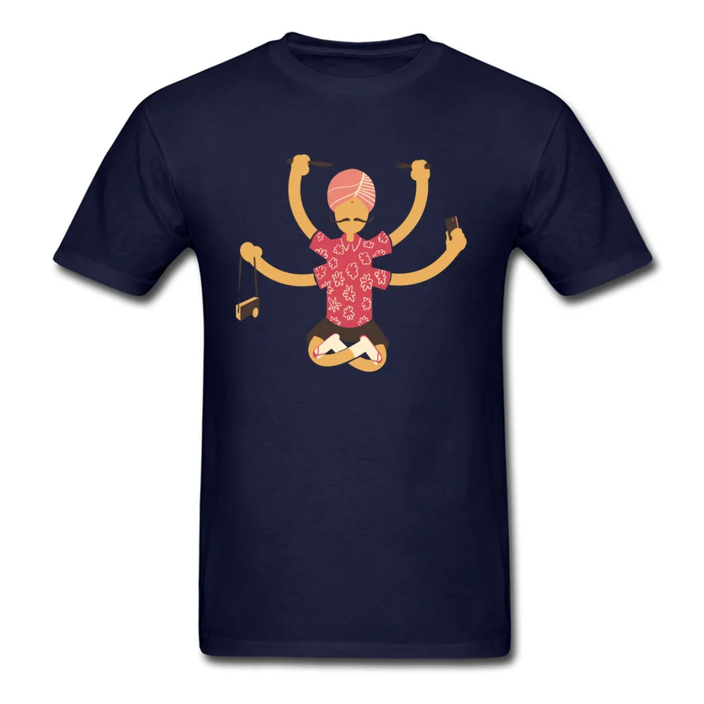 Tourist T Shirt 2018 Popular O-Neck Summer Short Sleeve 100% Cotton Men's T Shirts Funny Tee-Shirts Drop Shipping Tourist navy