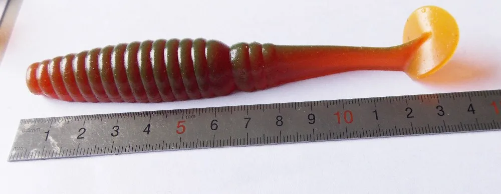 Рыболовная приманка, мягкий хвост, блеск, 4 шт., 12,5 см/15,5 г, Esfishing Worm Stagger, 5 дюймов, Swimbait, приманка, Спиннер, карп, форель окунь