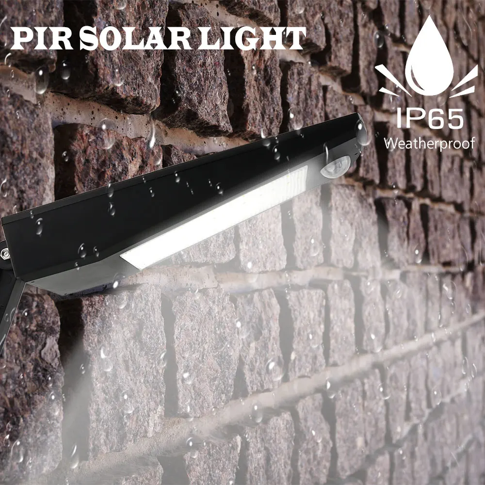 Leds de Iluminação ao ar Sensor de Movimento Muro do Jardim Pir à Prova Nova Chegada Livre Super Brilhante Luz Solar d’ Água Mais Segura Levou Energia 48 Ip65
