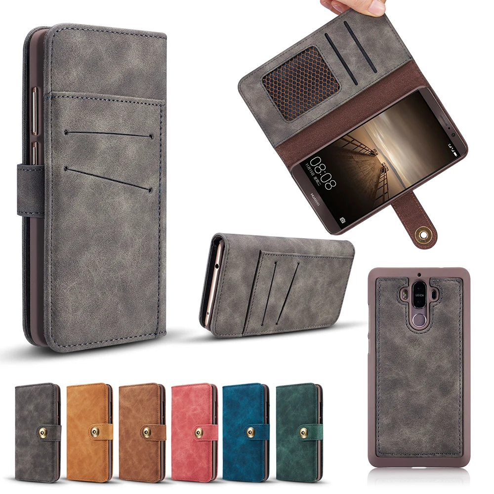 Luxury Huawei Mate 9 Mate9 Case 2 in 1 Detachable Original Retro