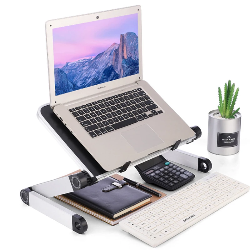 

Universal 360 Degree Adjustment Folding Aluminum Alloy Laptop Stand For Macbook Lenovo Asus HP Notebook Heighten Bracket Holder