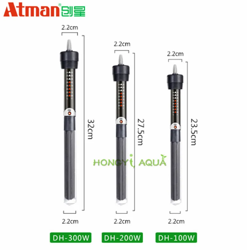 Стеклянный взрывозащищенный аквариумный водонагреватель Atman DH | Отзывы и видеообзор