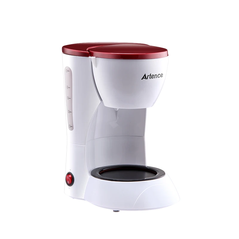 High-quality Automatic Electric Coffee Maker 5 Cups Espresso White Drip Coffee Machine With ...