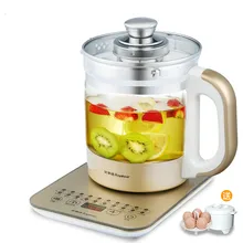 Автоматический утолщение Sekurit стеклянный Электрический чайник многофункциональный здоровья горшок сделать йогурт Здоровья Суп вареный чайник для воды