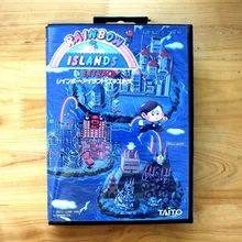 Радужный остров 16 бит игра sega Mega Drive Card с розничной коробкой для sega Mega Drive для Genesis