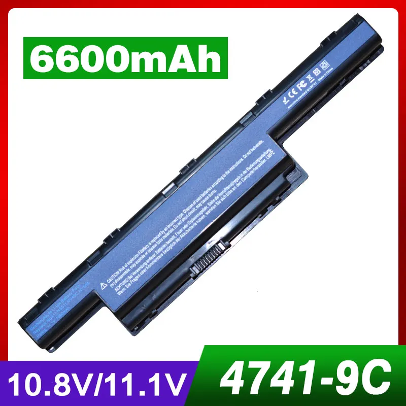 7800mAh laptop battery for Acer Aspire AS10D75 AS10D31 AS10D51 AS10D61