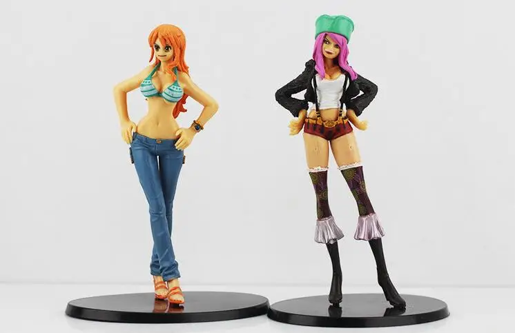 Аниме One Piece Nami Robin сексуальная фигура Grandline Lady 15th Anniversary ПВХ фигурка модель игрушки