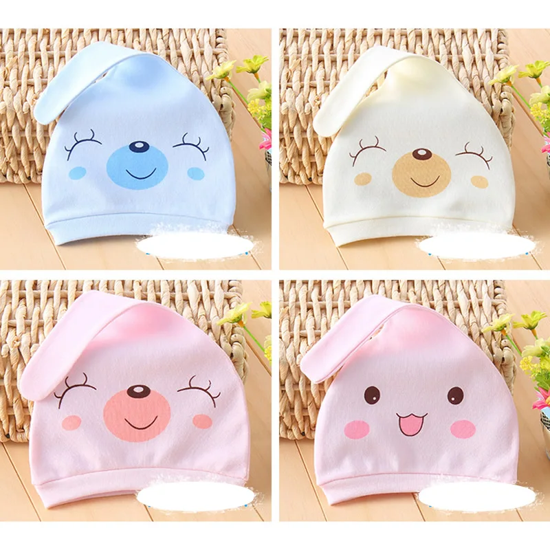 Buy Cute baby hat Character style cotton Newborn Baby