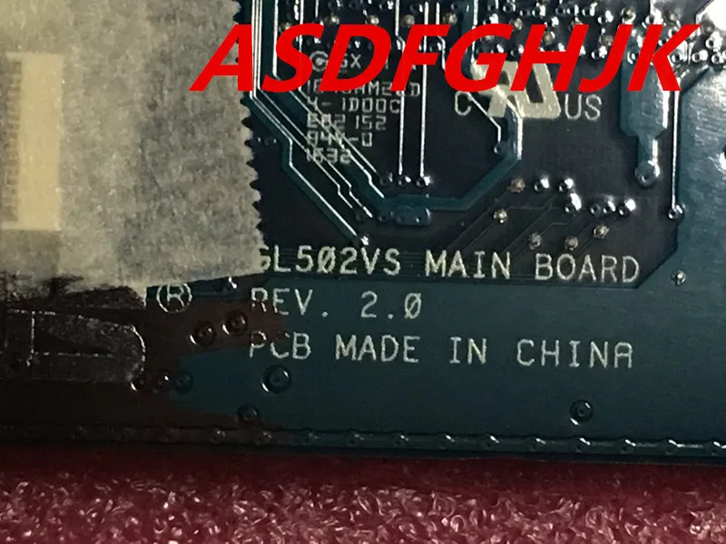  LAPTOP MOTHERBOARD FOR ASUS ROG GL502VS-DB71 GL502VS MAINBOARD WITH I7-6700HQ AND GTX1070M 100% TES