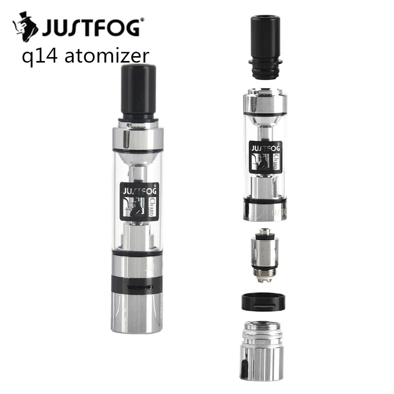 

10pcs/lot JUSTFOG Q14 Atomizer with 1.6ohm Coil Head eGo / 510 1.8ml Tank for JUSTFOG Q14 Kit Electronic Cigarette Clearomizer