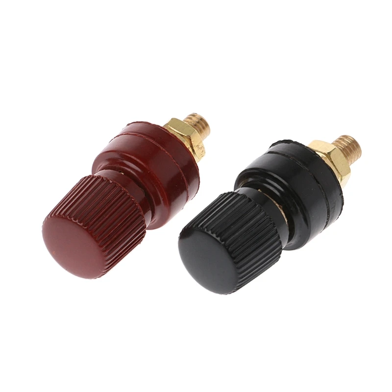 

1 Pair 6mm 333 Binding Post For Power Line Terminal Clamp Amplifier Terminals AC Power Adapter