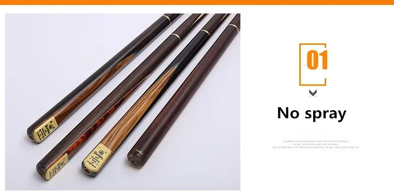 JIANYING бренд бильярдный кий, модель SD15, Cue tip 9,8 мм, 145 см, пепельница, 3/4 снукерная ручка, высокое качество