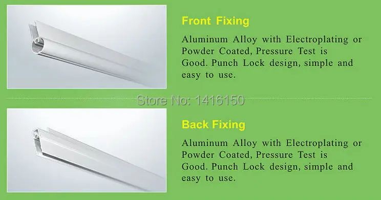 aluminum fixing bar