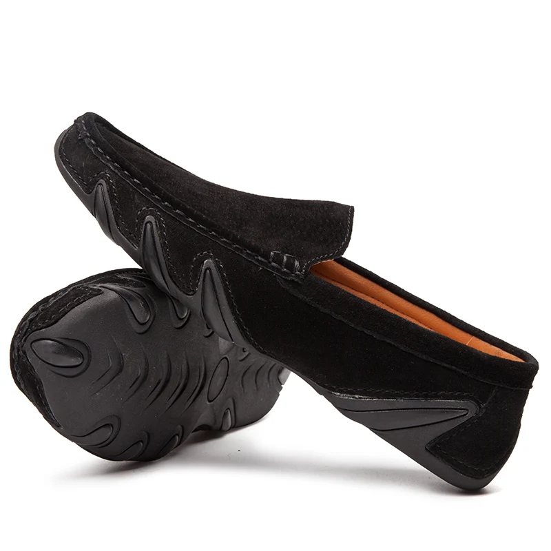 Замшевые Для мужчин Лоферы модная повседневная обувь Для мужчин Slip-на Zapatos мягкий свет Chaussure мужской мокасин обувь для вождения