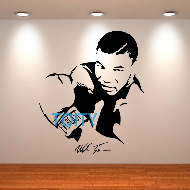 

IRON MIKE TYSON BOXER Vinyl Wall Art Sticker Room Decal H64cm x W57cm