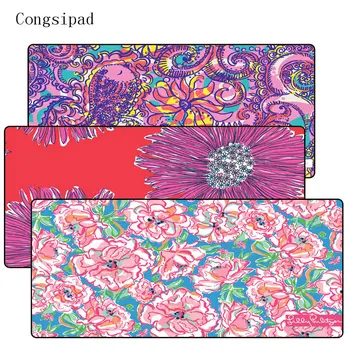 

Congsipad Flower 900*400*2mm Gaming Large Mouse Pad Locking Edge Speed Mousepad Mat Mouse Mice Pad For Game Player LOL Dota CSGO