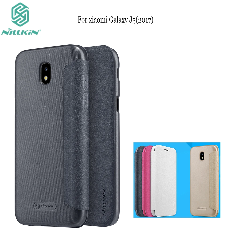 For Samsung Galaxy J5 2017 case Nillkin sparkle sleep wake/up Flip