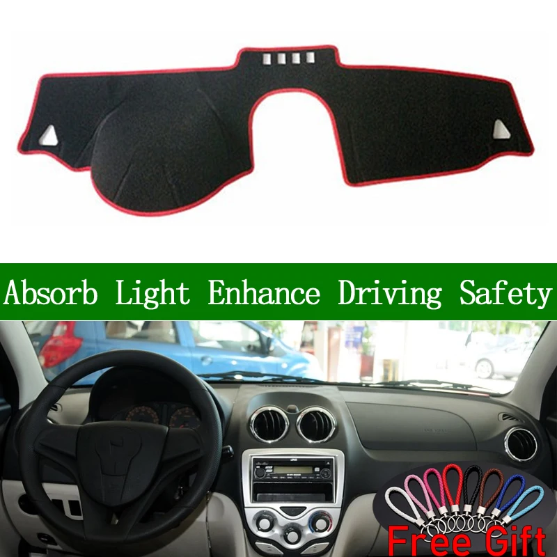 

Left hand drive For JAC J3 Turin 2008 2009 2010 2011 2012 Dashboard Cover Sun Shade Dash Mat Car Stickers Interior Accessories