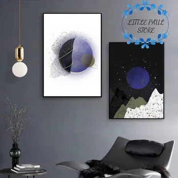 

Eclipse and Galileo Art Canvas Poster Art poster Wall Pictures for Living Room No Frame